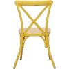 imageDeco 79 Metal Solid Outdoor Dining Chair  GreenYellow