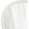 imageDeco 79 Plastic Rattan Outdoor Chair 29quot x 23quot x 30quot WhiteWhite