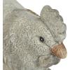 imageDeco 79 Polystone Chicken Decorative Garden Sculpture Indoor Outdoor Garden Statue Outdoor Sculpture 15quot x 11quot x 13quot GrayLight Grey