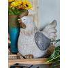 imageDeco 79 Polystone Chicken Decorative Garden Sculpture Indoor Outdoor Garden Statue Outdoor Sculpture 15quot x 11quot x 16quot Gray
