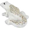 imageDeco 79 Polystone Lizard Decorative Garden Sculpture Indoor Outdoor Garden Statue Outdoor Sculpture 19quot x 11quot x 6quot White