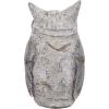 imageDeco 79 Polystone Owl Decorative Garden Sculpture Indoor Outdoor Garden Statue Outdoor Sculpture 9quot x 7quot x 17quot GrayGray