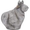 imageDeco 79 Polystone Owl Decorative Garden Sculpture Indoor Outdoor Garden Statue Outdoor Sculpture 9quot x 7quot x 17quot GrayGray