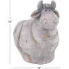 imageDeco 79 Polystone Owl Decorative Garden Sculpture Indoor Outdoor Garden Statue Outdoor Sculpture 9quot x 7quot x 17quot GrayGray