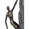 imageDeco 79 Polystone People Decorative Sculpture Climbing Home Decor Statue Accent Figurine 6quot x 5quot x 19quot Bronze