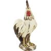imageDeco 79 Polystone Rooster Decorative Garden Sculpture Indoor Outdoor Garden Statue Outdoor Sculpture 10quot x 6quot x 15quot White