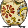 imageDeco 79 Polystone Rooster Decorative Garden Sculpture Indoor Outdoor Garden Statue Outdoor Sculpture 11quot x 5quot x 12quot WhiteYellow