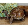 imageDeco 79 Polystone Turtle Decorative Sculpture Home Decor Statue Accent Figurine 11quot x 6quot x 6quot Brown