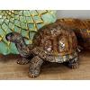 imageDeco 79 Polystone Turtle Decorative Sculpture Home Decor Statue Accent Figurine 11quot x 6quot x 6quot Brown