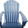 imageDeco 79 Resin Solid Adirondack Chair 31quot x 32quot x 38quot Dark BlueDark Blue