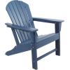 imageDeco 79 Resin Solid Adirondack Chair 31quot x 32quot x 38quot Dark BlueDark Blue
