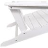 imageDeco 79 Resin Solid Adirondack Chair 31quot x 32quot x 38quot Dark BlueWhite