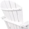 imageDeco 79 Resin Solid Adirondack Chair 31quot x 32quot x 38quot Dark BlueWhite