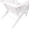imageDeco 79 Resin Solid Adirondack Chair 31quot x 32quot x 38quot Dark BlueWhite