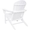 imageDeco 79 Resin Solid Adirondack Chair 31quot x 32quot x 38quot Dark BlueWhite