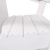 imageDeco 79 Resin Solid Adirondack Chair 31quot x 32quot x 38quot Dark BlueWhite