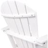 imageDeco 79 Resin Solid Adirondack Chair 31quot x 32quot x 38quot Dark BlueWhite