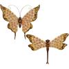 imageDeco 79 Set of 2 Multi Colored Metal Farmhouse Garden Sculpture 25 27 Inches Large