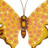 imageDeco 79 Set of 2 Multi Colored Metal Farmhouse Garden Sculpture 25 27 Inches Large