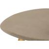 imageDeco 79 Wood Outdoor Accent Table with Concrete Inspired Top and Slender Tapered Legs 16quot x 16quot x 16quot GrayGrey