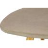 imageDeco 79 Wood Outdoor Accent Table with Concrete Inspired Top and Slender Tapered Legs 16quot x 16quot x 16quot GrayGrey