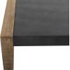 imageDeco 79 Wood Outdoor Chair with Cushions 27quot x 26quot x 35quot Dark GrayCoffee Table