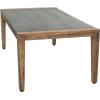 imageDeco 79 Wood Outdoor Chair with Cushions 27quot x 26quot x 35quot Dark GrayCoffee Table
