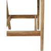 imageDeco 79 Wood Outdoor Chair with Cushions 27quot x 26quot x 35quot Dark GrayStool