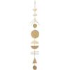 imageThe Novogratz Metal Geometric Windchime 7quot x 1quot x 48quot Gold