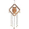 imageDeco 79 41415 Eclectic Owl Bells Windchime 1quot W x 29quot H Gold MultiColored