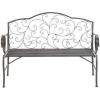 imageDeco 79 63323 Metal Bench 49 by 37Inch