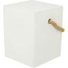imageDeco 79 Contemporary Magnesium Oxide Square Outdoor Accent Table 15quot x 15quot x 18quot AquamarineWhite