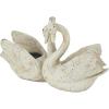 imageDeco 79 Magnesium Oxide Swan Indoor Outdoor Planter Large Planter Pot Planter 30quot x 10quot x 19quot White30 x 10 x 19