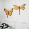 imageDeco 79 Set of 2 Multi Colored Metal Farmhouse Garden Sculpture 25 27 Inches Large