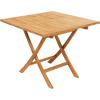 imageDeco 79 Teak Wood Slatted Outdoor Dining Table 36quot x 36quot x 30quot Brown