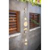 imageThe Novogratz Metal Geometric Windchime 7quot x 1quot x 48quot Gold