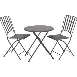 imageDeco 79 50411 3Piece Metal Bistro Outdoor Dining Set 25 by 26Inch