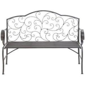imageDeco 79 63323 Metal Bench 49 by 37Inch