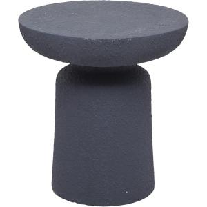 imageDeco 79 Magnesium Oxide Outdoor Accent Table with Wide Top 17quot x 17quot x 18quot WhiteDark Gray