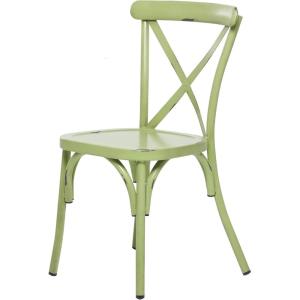 imageDeco 79 Metal Solid Outdoor Dining Chair  GreenGreen