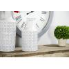 imageCosmoLiving by Cosmopolitan Porcelain Ceramic Decorative Vase Floral Centerpiece Vase Flower Vase for Home Decoration 8quot x 8quot x 14quot GrayGray