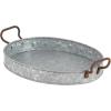 imageDeco 79 38183 Metal Galvn Trays Set of 3 21quotx19quotx18quot
