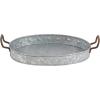 imageDeco 79 38183 Metal Galvn Trays Set of 3 21quotx19quotx18quot