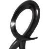 imageDeco 79 Aluminum Metal Abstract Decorative Sculpture Swirl Home Decor Statue Accent Figurine 7quot x 4quot x 13quot GoldBlack