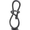 imageDeco 79 Aluminum Metal Abstract Decorative Sculpture Swirl Home Decor Statue Accent Figurine 7quot x 4quot x 13quot GoldDark Gray