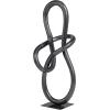 imageDeco 79 Aluminum Metal Abstract Decorative Sculpture Swirl Home Decor Statue Accent Figurine 7quot x 4quot x 13quot GoldDark Gray