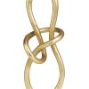 imageDeco 79 Aluminum Metal Abstract Decorative Sculpture Swirl Home Decor Statue Accent Figurine 7quot x 4quot x 13quot GoldGold