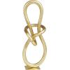 imageDeco 79 Aluminum Metal Abstract Decorative Sculpture Swirl Home Decor Statue Accent Figurine 7quot x 4quot x 13quot GoldGold