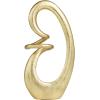 imageDeco 79 Aluminum Metal Abstract Decorative Sculpture Swirl Home Decor Statue Accent Figurine 7quot x 4quot x 13quot GoldGold