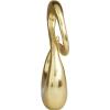 imageDeco 79 Aluminum Metal Abstract Decorative Sculpture Swirl Home Decor Statue Accent Figurine 7quot x 4quot x 13quot GoldGold
